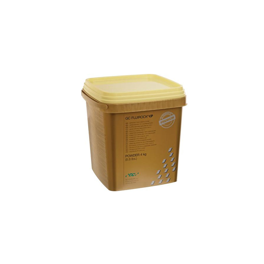 GC 890364 FujiROCK EP Premium Pastel Dental Die Stone Yellow 4 KG