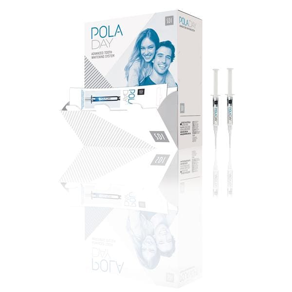 SDI 7700071 Pola Day Tooth Whitening Hydrogen Peroxide Dental Kit 9.5% 50/Pk 3 Gm EXP Oct 2024