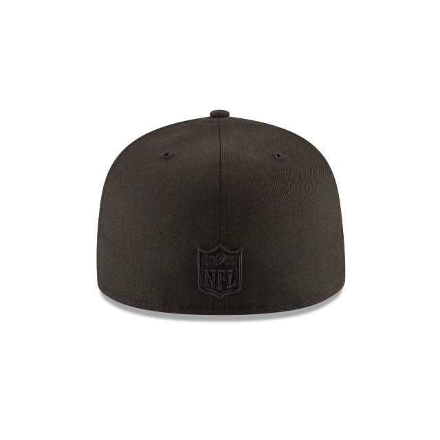 San Francisco 49ers - 59Fifty Black on Black Hat, New Era