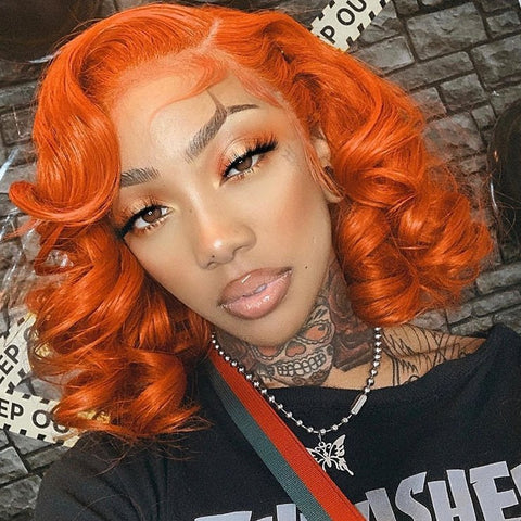 Ginger Human Hair Wig