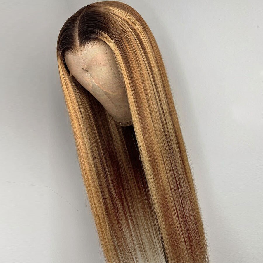 Peruvian Hair Fashion Color Straight Lace Front Wig