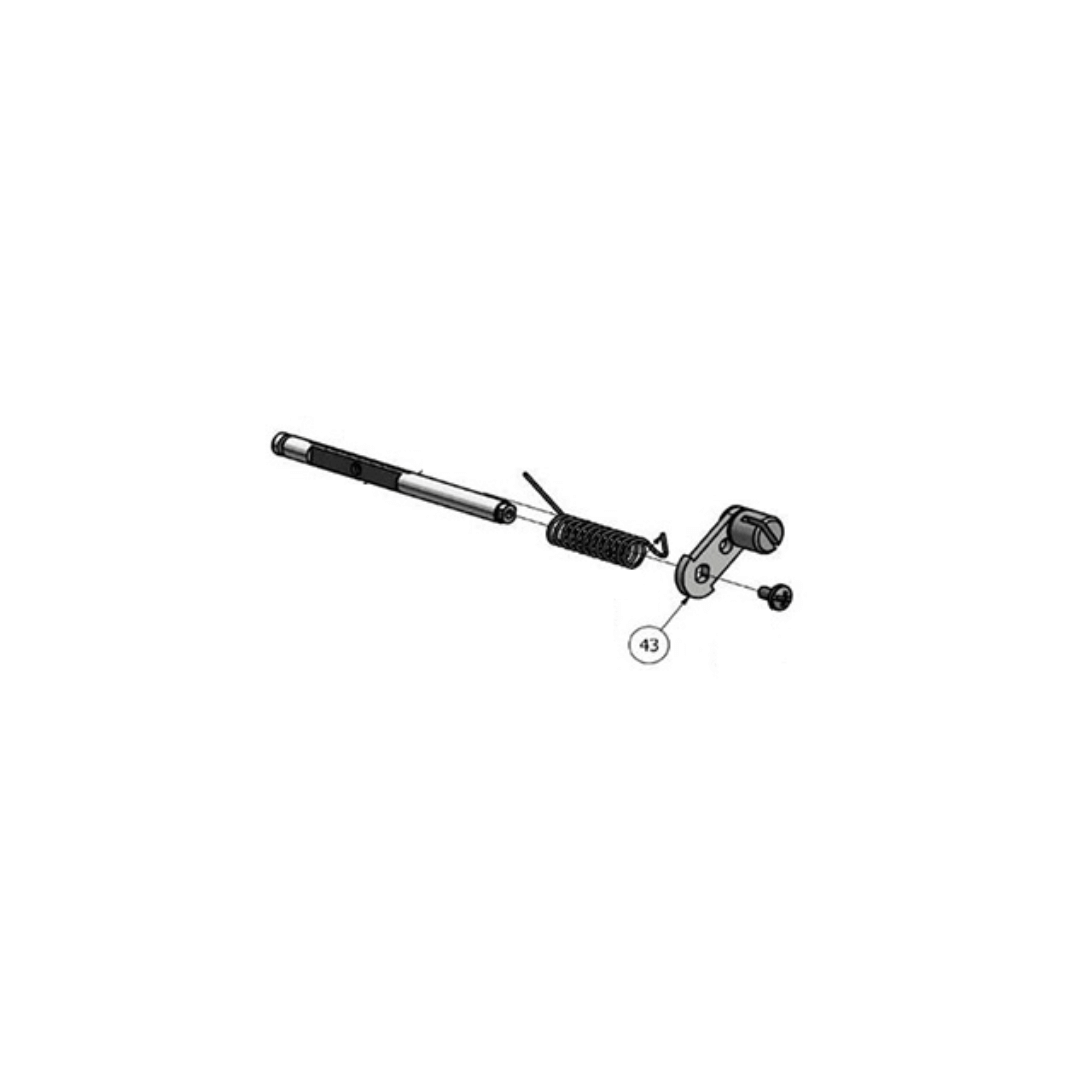 43 - Throttle Lever Assembly - Hw-27A/33A