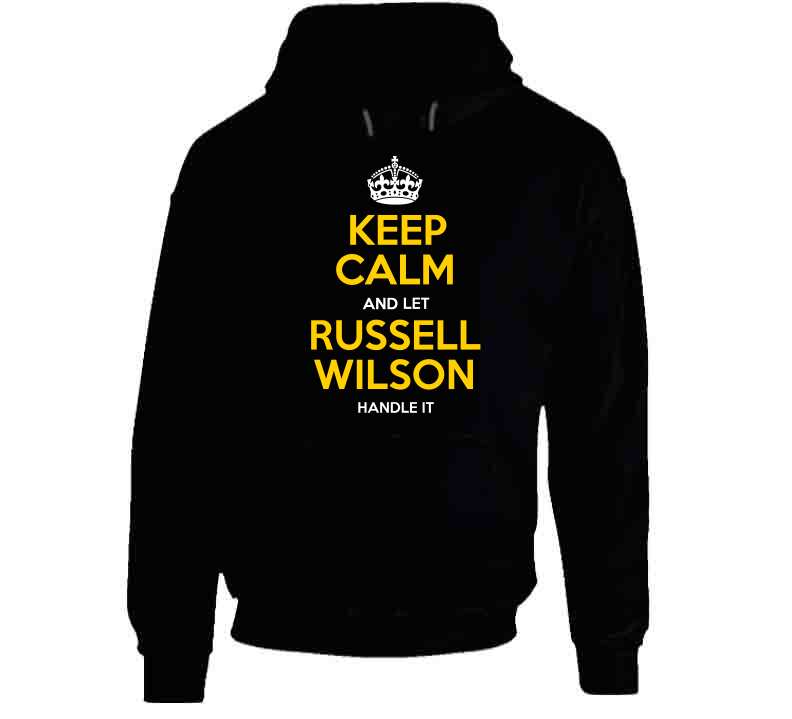 Russell Wilson Keep Calm Pittsburgh Football Fan T Shirt