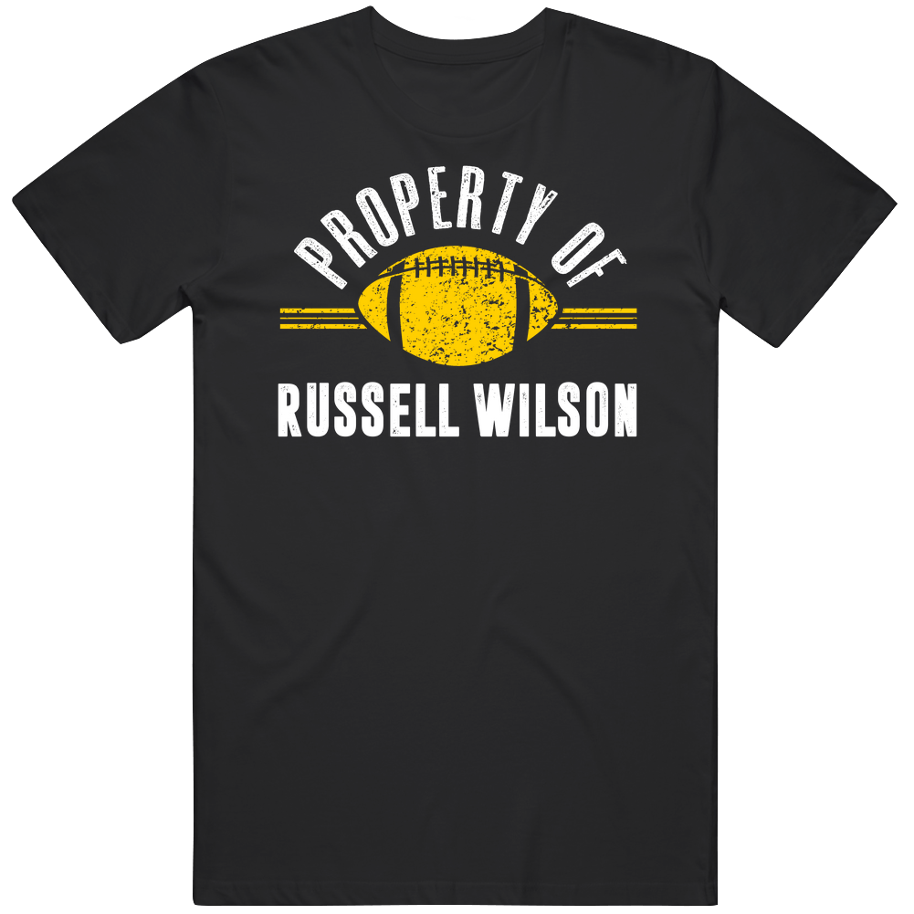 Russell Wilson Property Of Pittsburgh Foootball Fan T Shirt