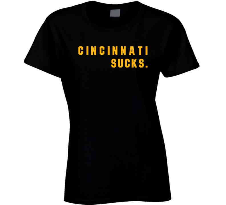 Big Fan Cincinnati Sucks Pittsburgh Football Fan T Shirt