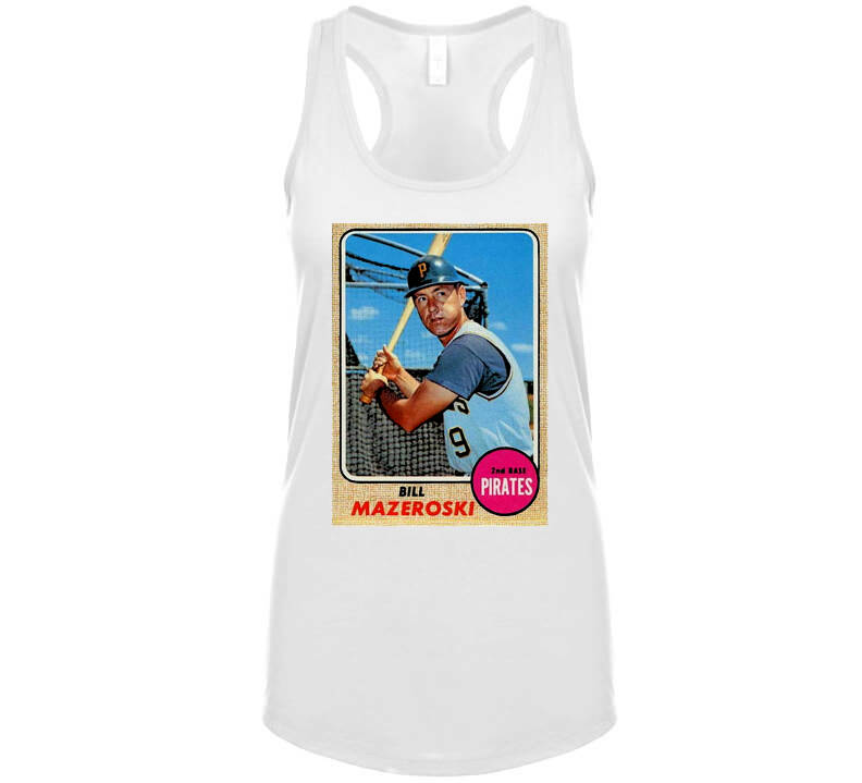 Bill Mazeroski Baseball Playing Card Pittsburgh Baseball Fan T Shirt