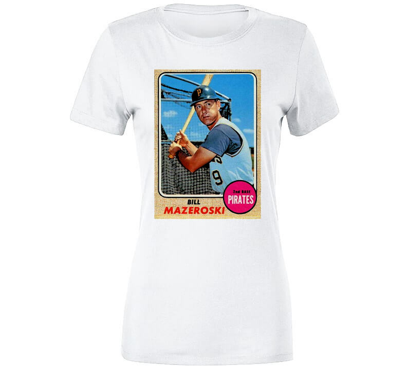 Bill Mazeroski Baseball Playing Card Pittsburgh Baseball Fan T Shirt