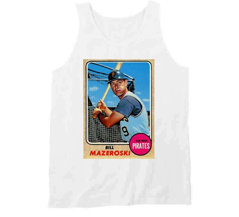 Bill Mazeroski Baseball Playing Card Pittsburgh Baseball Fan T Shirt