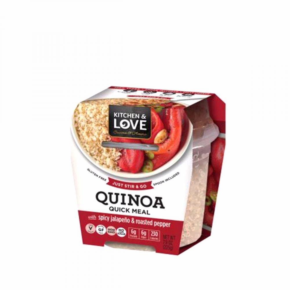 Kitchen & Love Quick Quinoa Meals - Spicy Jalapeno & Roasted Pepper