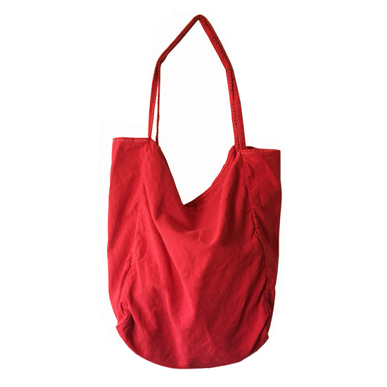 Red Canvas Tote Bag