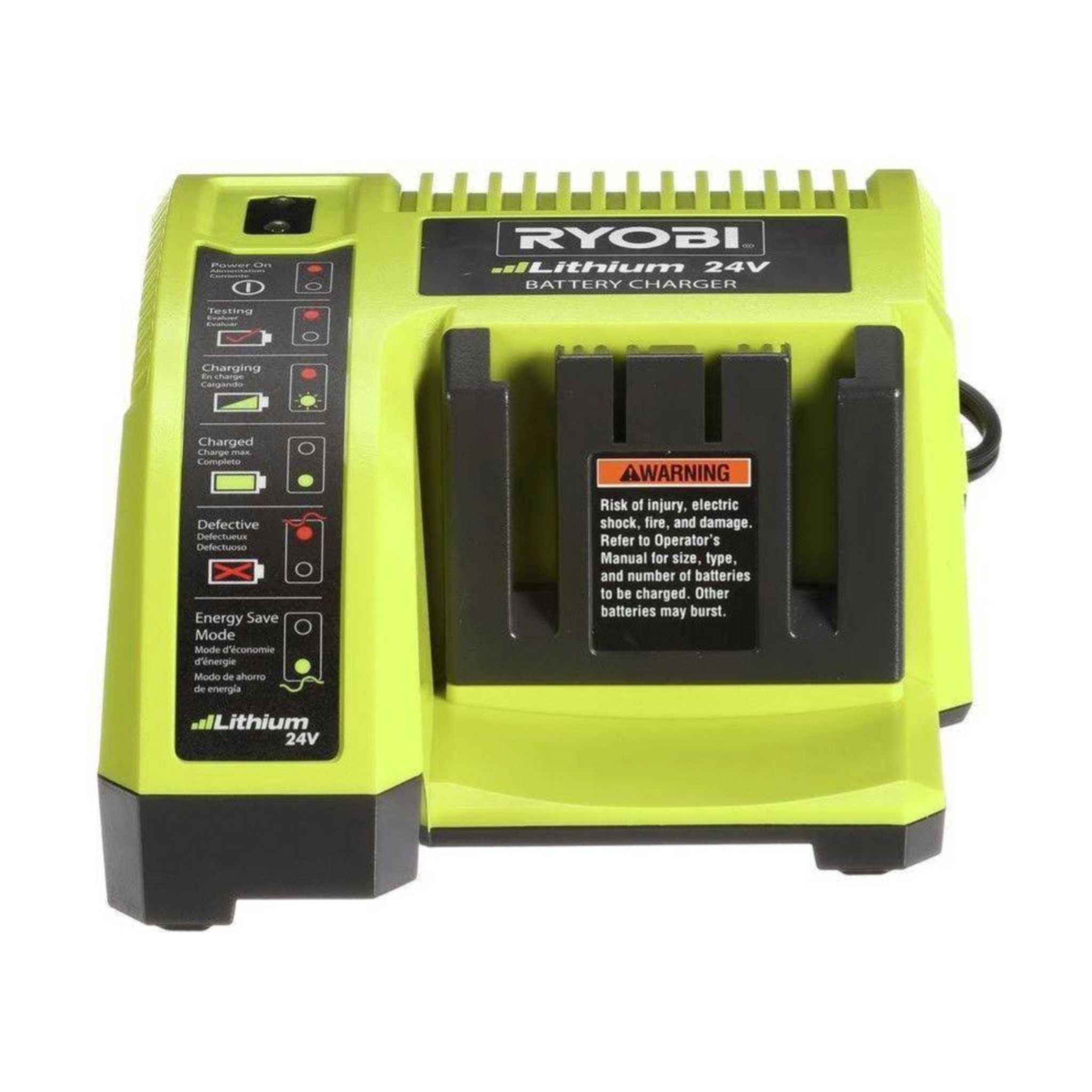 RYOBI 24-Volt Lithium-Ion Charger ~ Discontinued