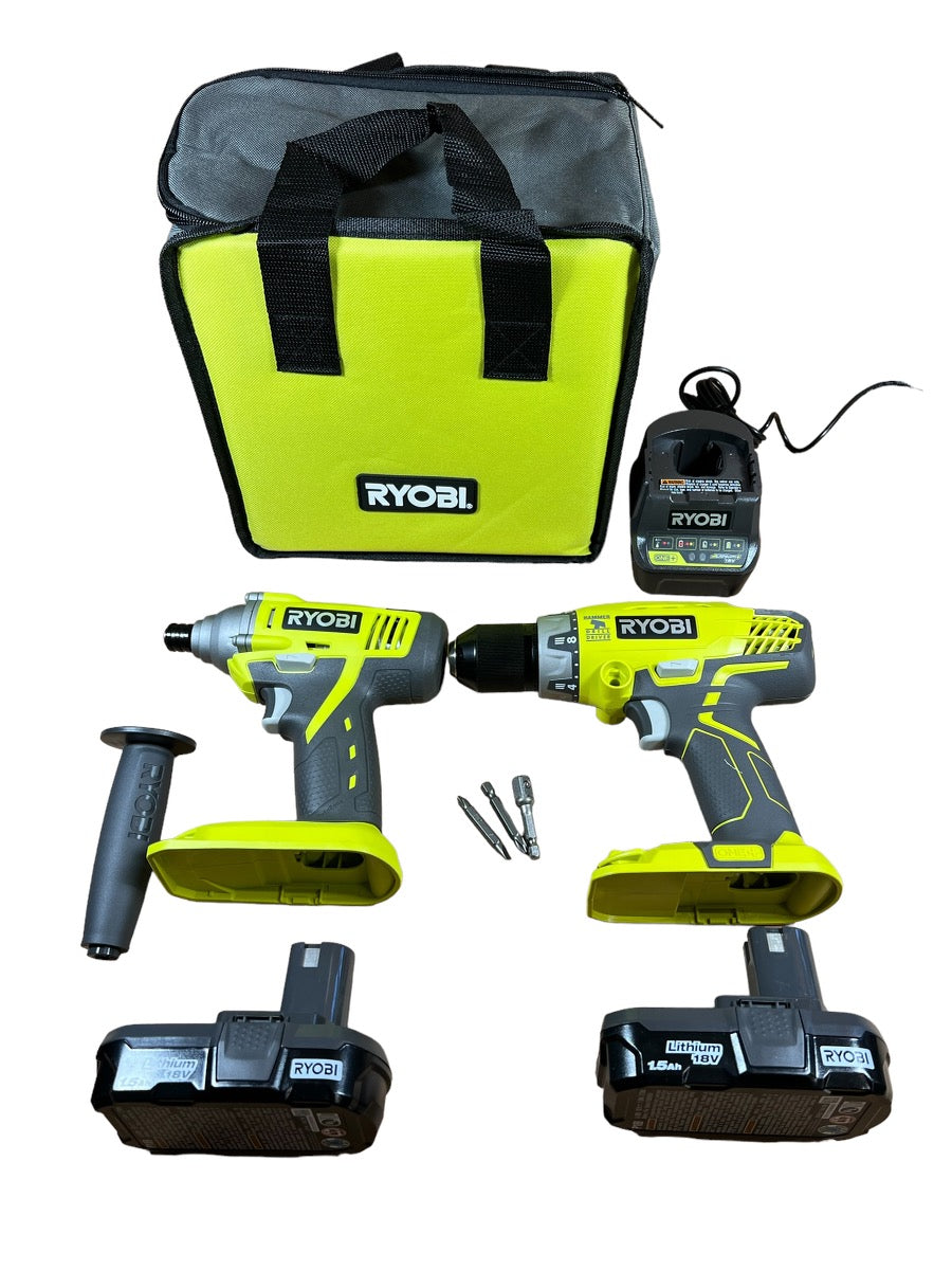 18-Volt ONE+ Hammer Drill and Impact Driver Combo Kit