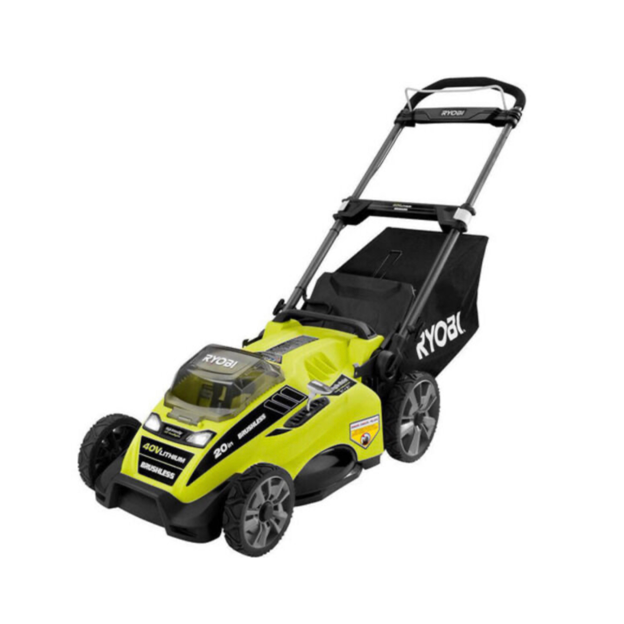 20 in. 40-Volt Brushless Lithium-Ion Cordless Battery Lawn Mower