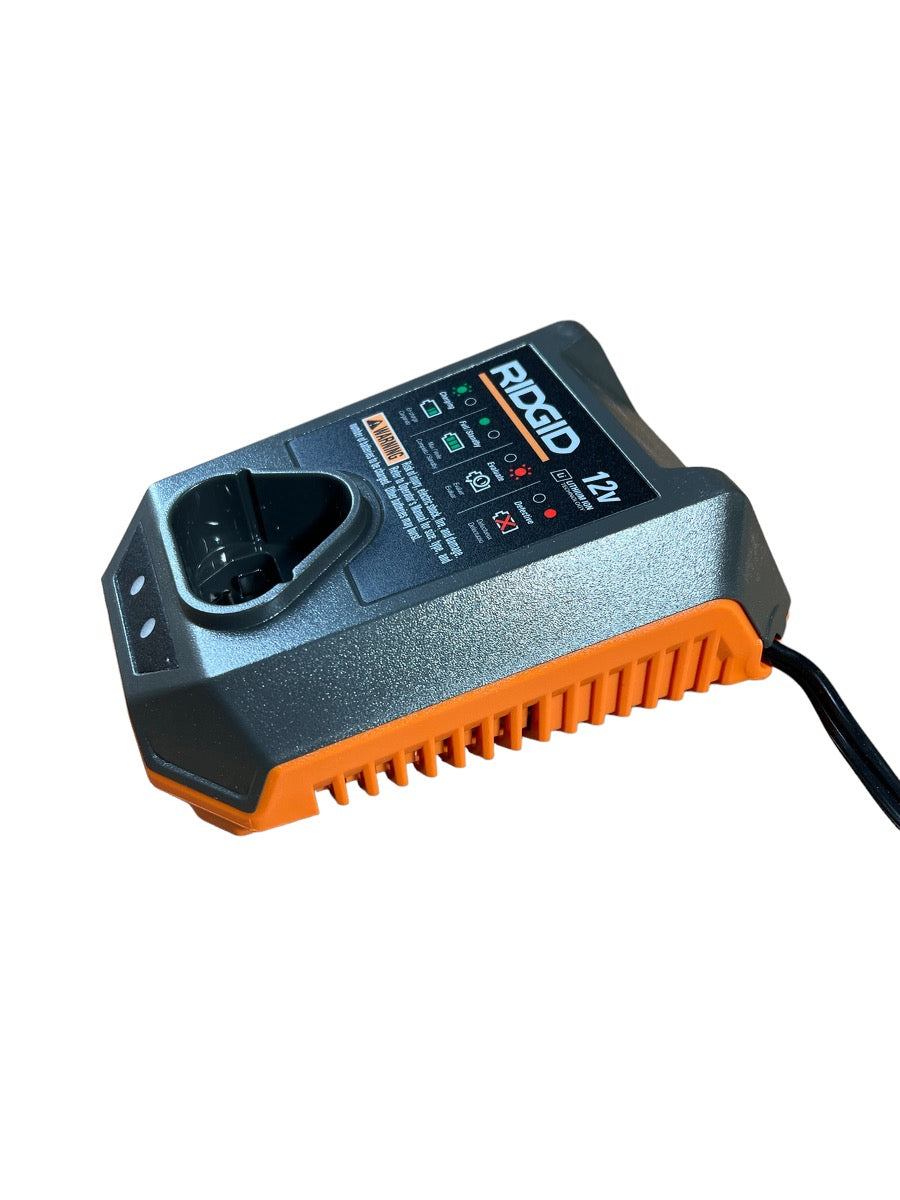 RIDGID 12-Volt Lithium-Ion Battery Charger