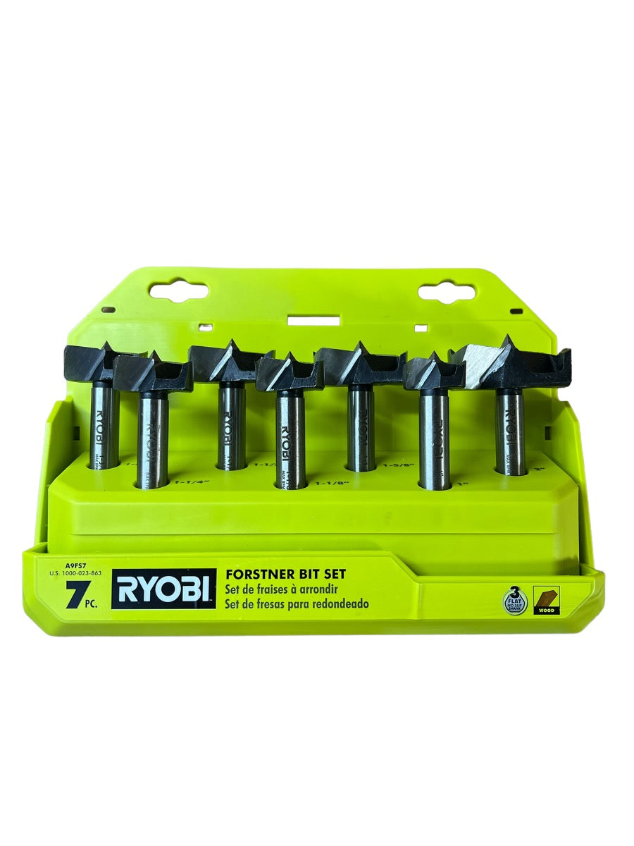 RYOBI Forstner Bit Set (7-Piece)