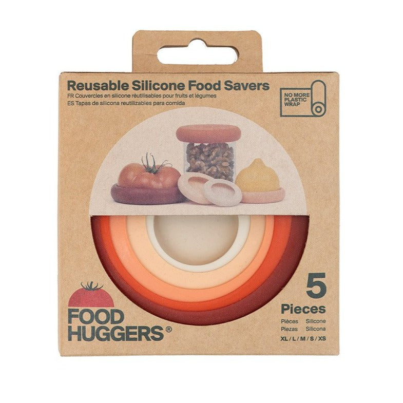 Reusable Silicone Food Savers - 3 Color Sets