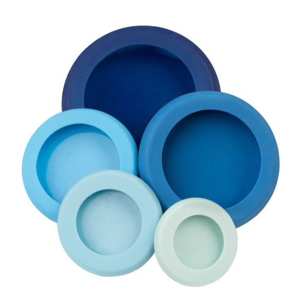 Reusable Silicone Food Savers - 3 Color Sets