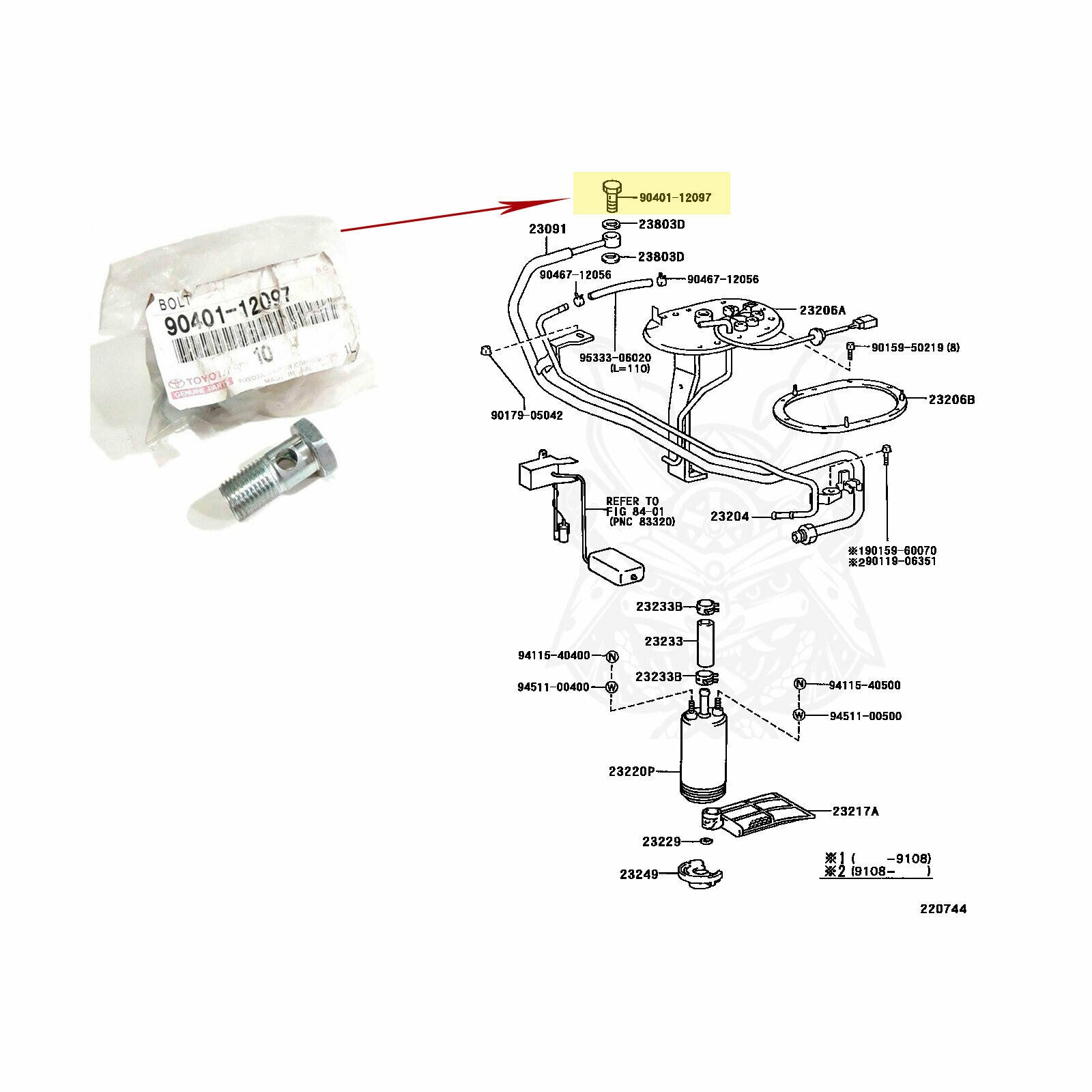 Union Bolt Fuel Banjo Rail Filter Fitting Fit For Toyota & Lexus