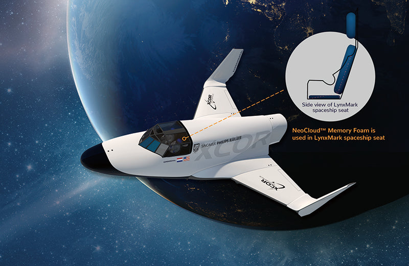 NeoCloud™ used in LynxMark spaceship seat
