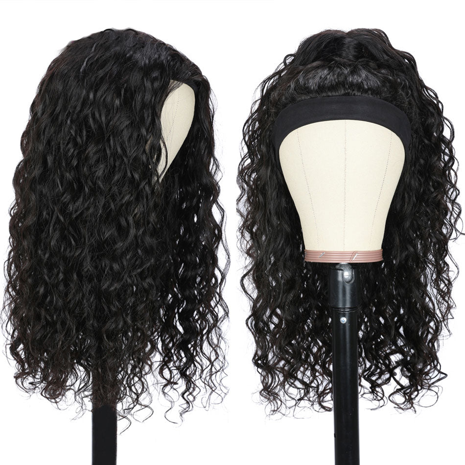 Water Wave Headband Wig