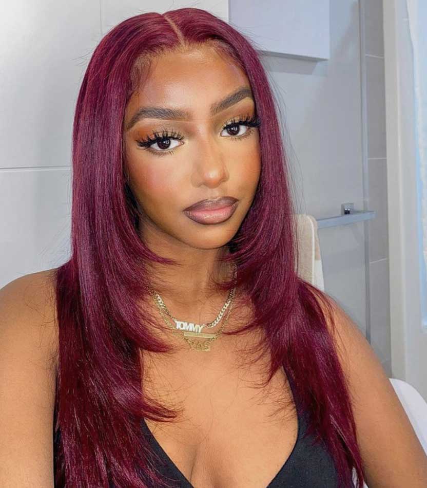 Crazy purple hair wig deals