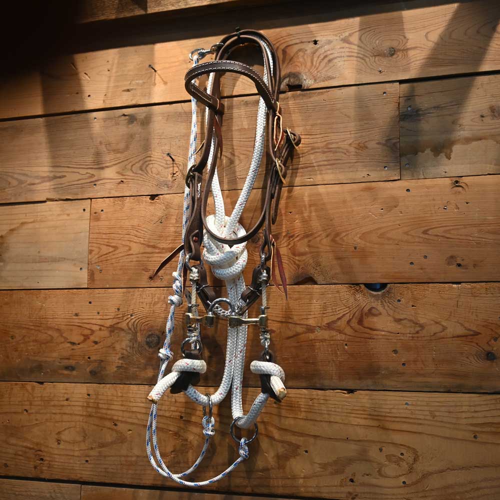 Cow Horse Supply Bridle Rig - Correction-Lariat  Gag - Rope Martingale CHS196