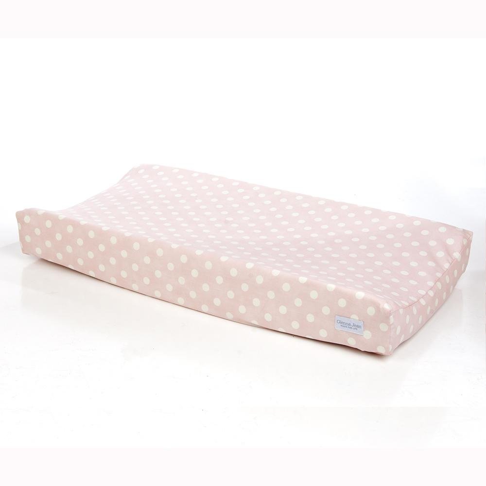 Victoria Changing Pad Cover (Pink/white dot)