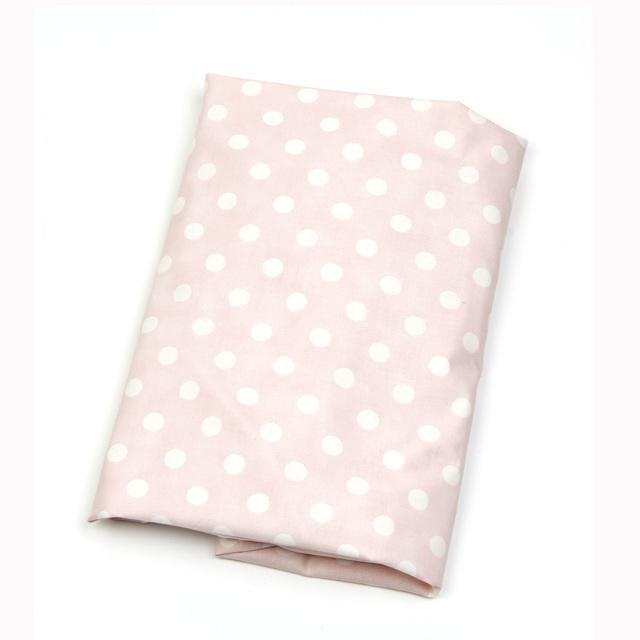 Victoria Crib Fitted Sheet - Pink Dot
