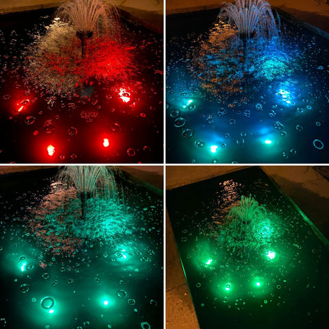 T-SUN RGB Solar Powered Pond Lights