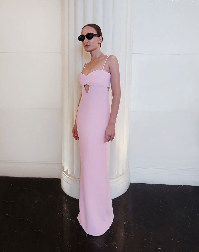 Women's Designer Pink Evening Gown