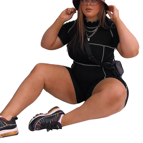 Plus Size 2 Piece Outfits for Women Tracksuit