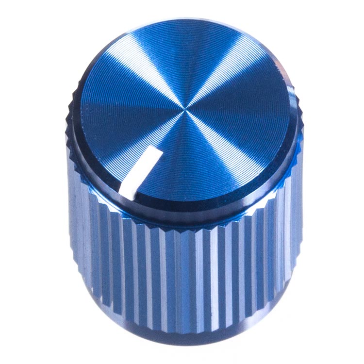 Magpie Aluminum Knob, Blue