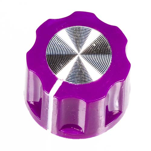 Small Mirror Knob, Purple