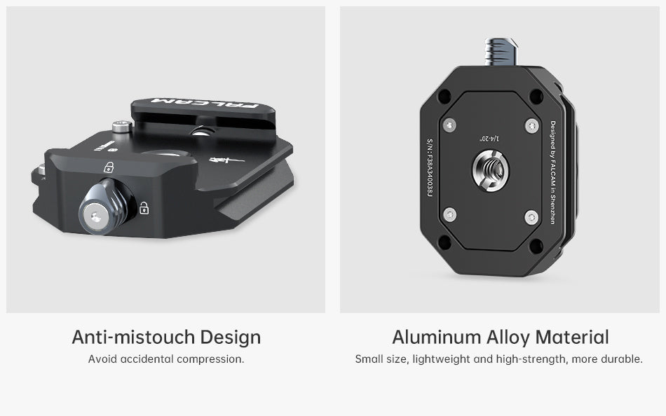 Falcam F38 Quick Release Bottom Plate