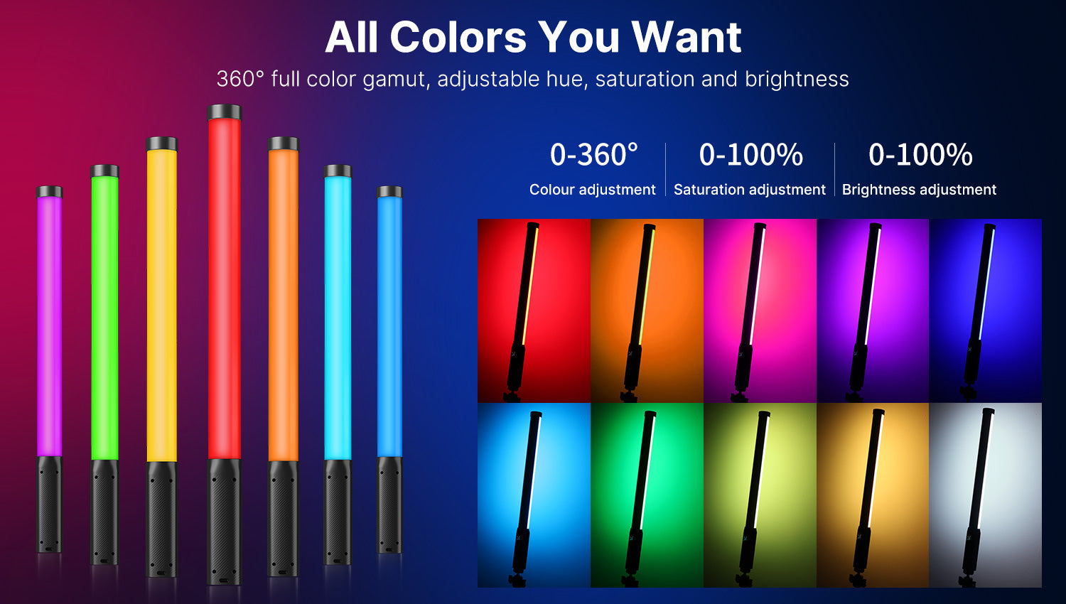 Ulanzi VL119 RGB Handheld Light Wand