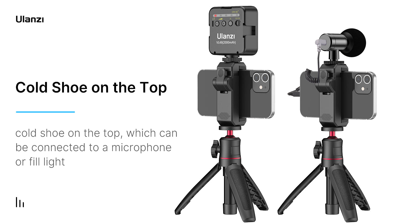 vertical phone tripod