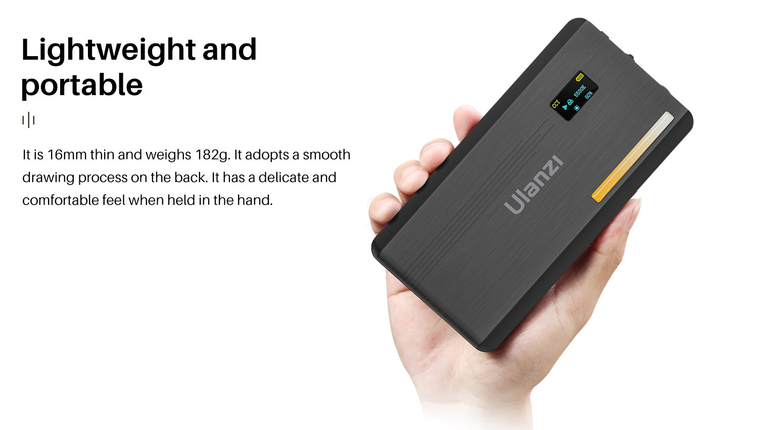 Ulanzi VL200 Bi-Color LED Video Light