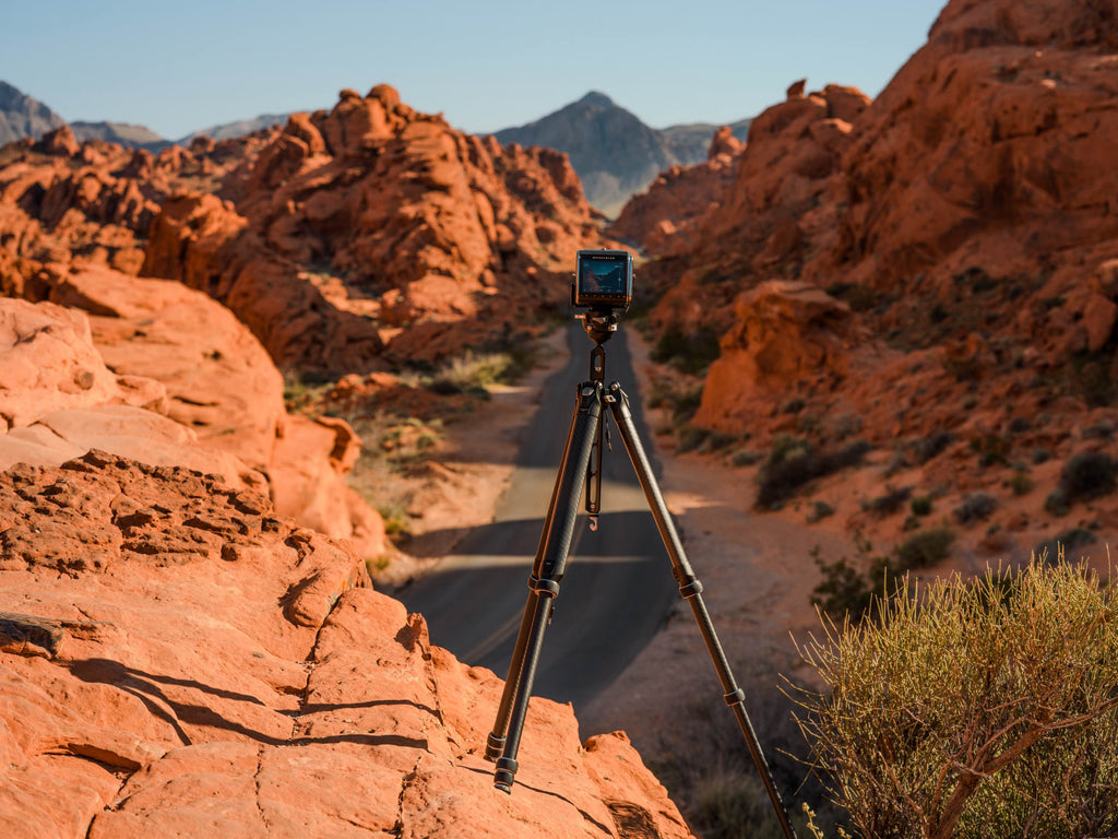 The Ulanzi Falcam TreeRoot Quick Lock Travel Tripod is designed with carbon fiber to give you that tough yet lightweight structure, and it's easy on the shoulders when you're trekking out into the wild.