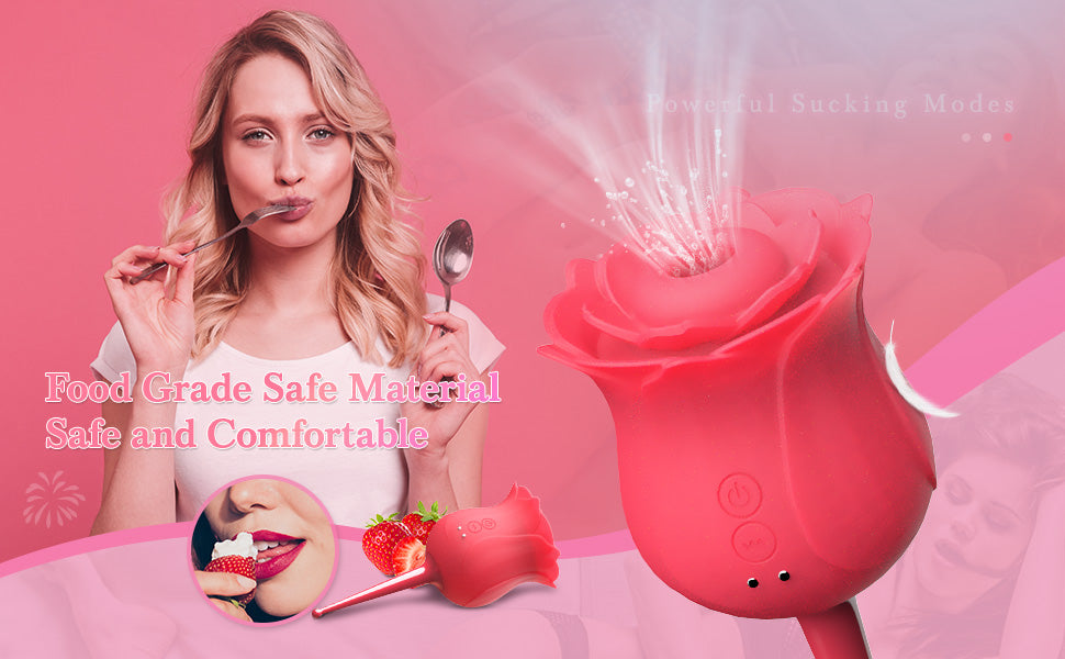 Waterproof rose vibrator for women