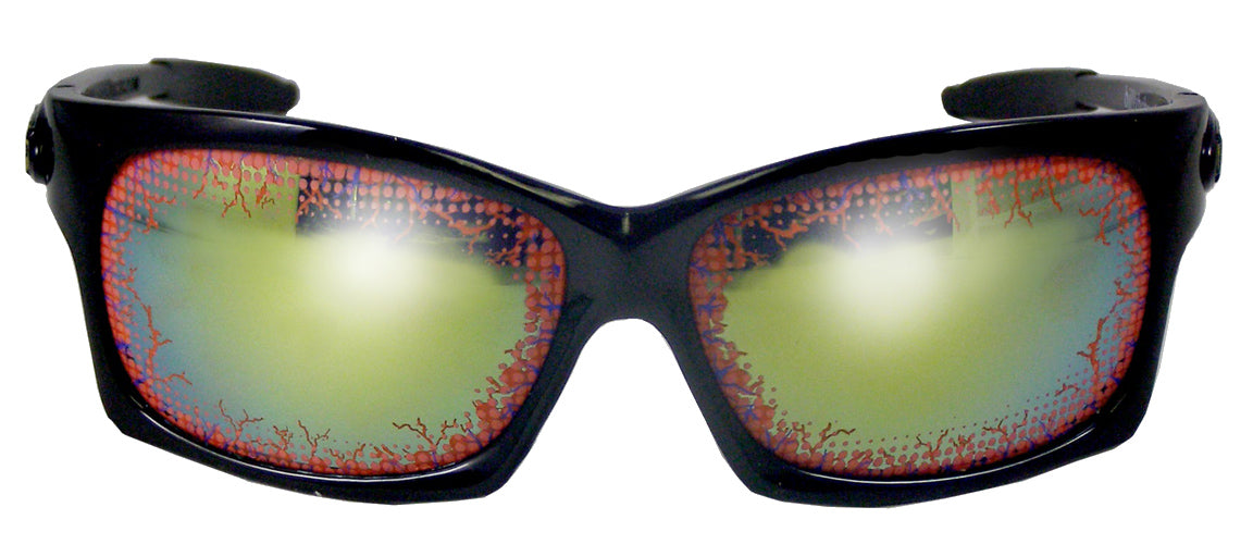 Buy BLACK FRAME BLOOD SHOT EYES SUNGLASSES CLOSEOUT NOW ONLY $1.00 EACH Bulk Price