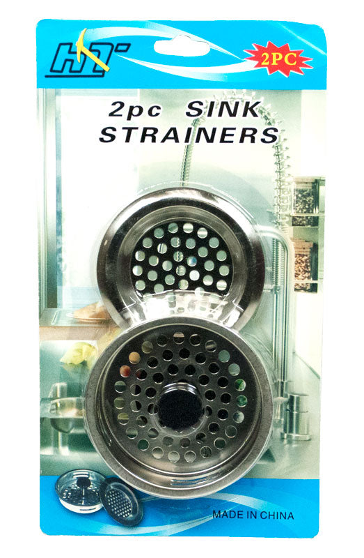 2 PC Stainless Steel Sink Strainers (Sold by DZ)