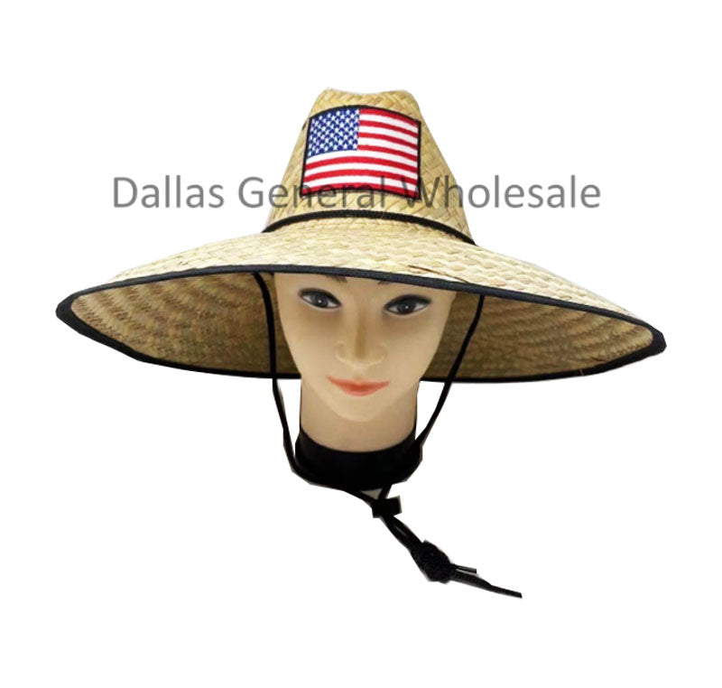 Adults Straw Hats -(Sold By 6 PCS =$47.99)