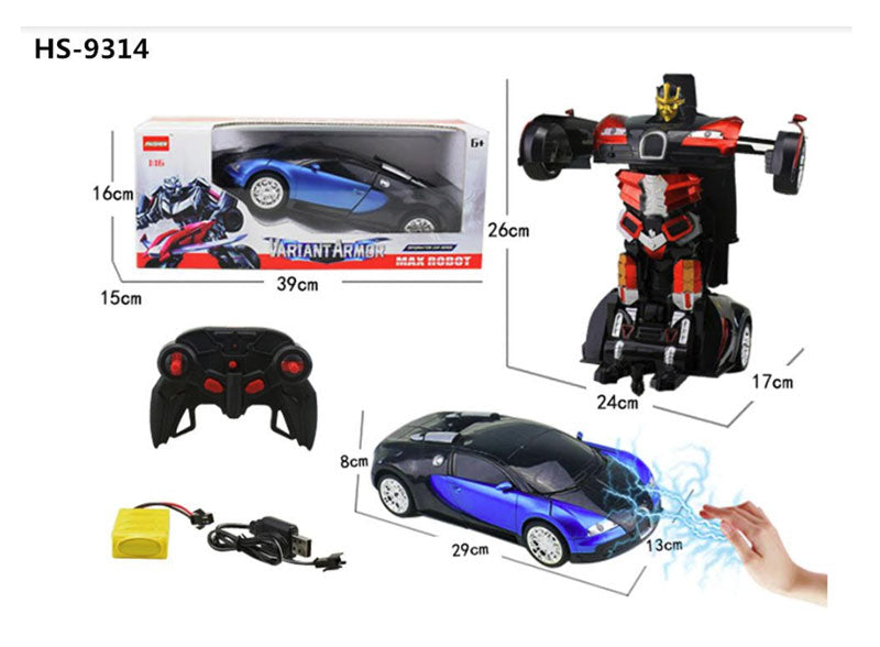 Toy Remote Control Transforming Robot Cars (Pack of 3Sets=$90.99)
