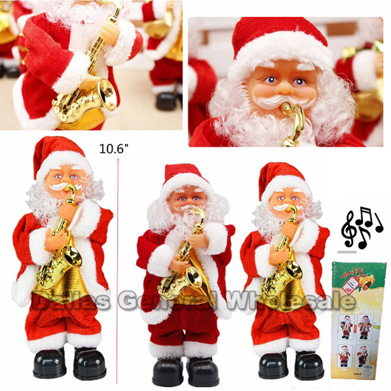 Santa Claus Saxophone -(Sold By 3 PCS =$38.99)