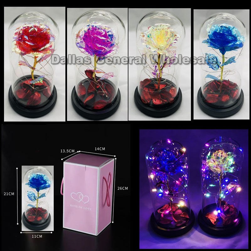 Light Up Roses Display -(Sold By 3 PCS =$31.99)