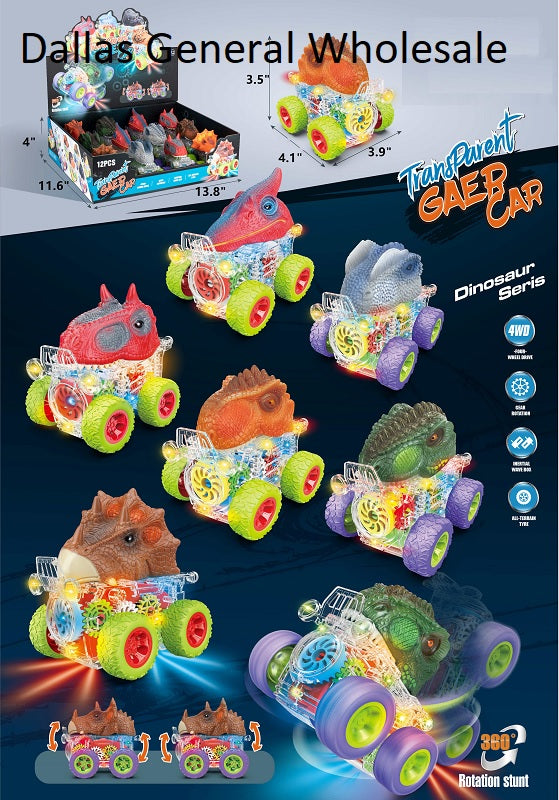 LED Dinosaur Cars -(Sold By 1 Dozen =$53.99)