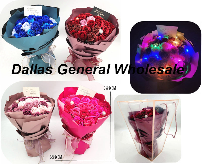 Light Up Gift Set -Rose (Sold By 3 PCS =$114.99)