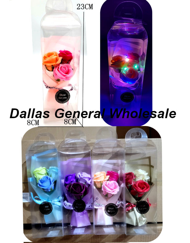 Light Up Rose Gift Set -(Sold By Dozen =$59.99)