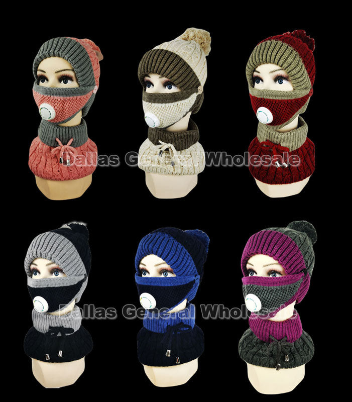 Ladies Scarf & Mask Set -(Sold By Dozen =$149.99)