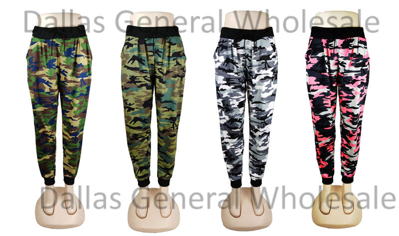 Camouflage Track Pants- Assorted (Pack of 6Pcs=$41.28)